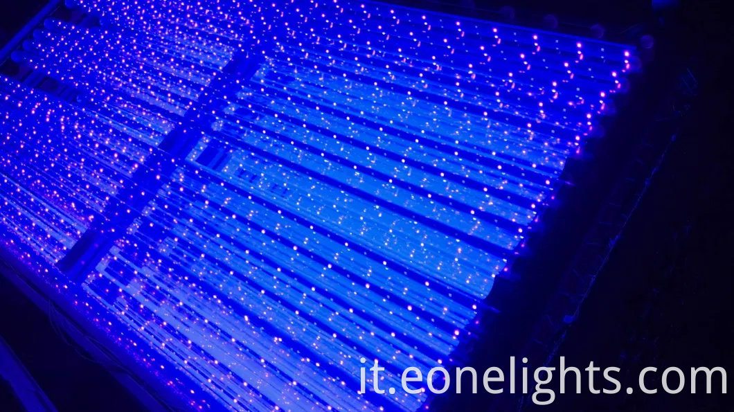 LED Tre file di perle lampade Light UV per la macchina da stampa inchiostro Ultraviolet Lamp